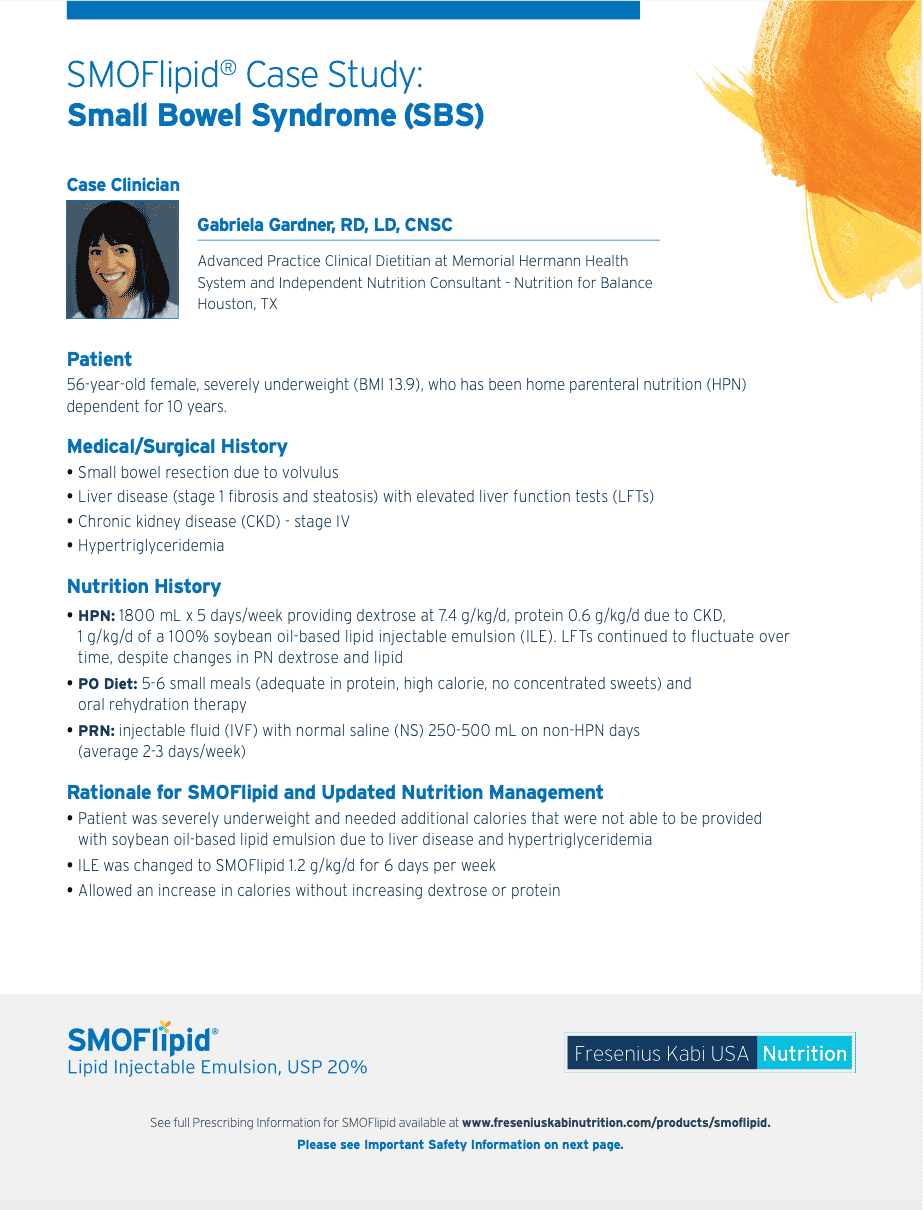 Case Study: Short Bowel Syndrome