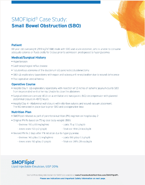Case Study: Small Bowel Obstruction (SBO)